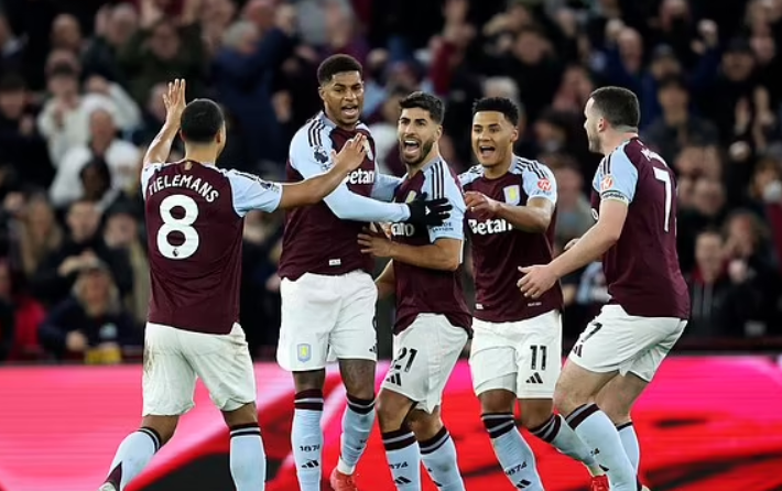 “Rashford Stuns Chelsea as Aston Villa Seals Thrilling 2-1 Comeback Win”